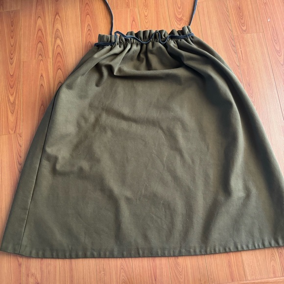 Nanushka Army Green Skirt - Picture 8 of 8